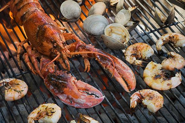 mariscos pueden disfrutarse a la parrilla