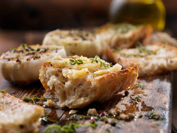 Untado de ajo asado guarnicion