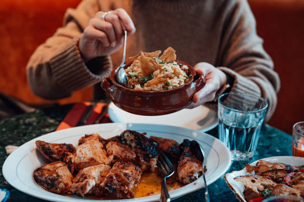 pollo a la parrilla portugués con arroz
