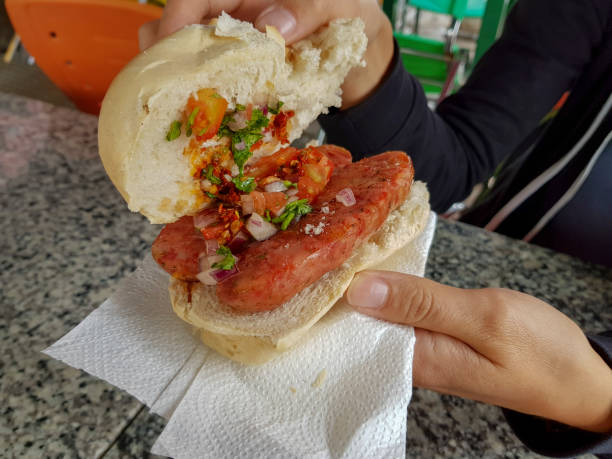 chorizos parrilleros con chimichurri