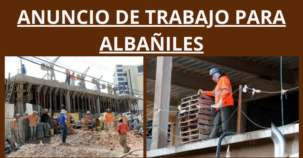 ANUNCIO DE TRABAJO