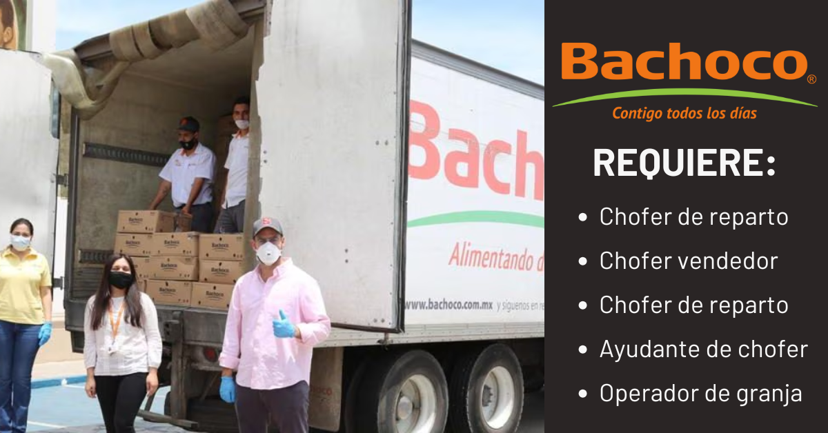 Industria avícola Bachoco busca personal