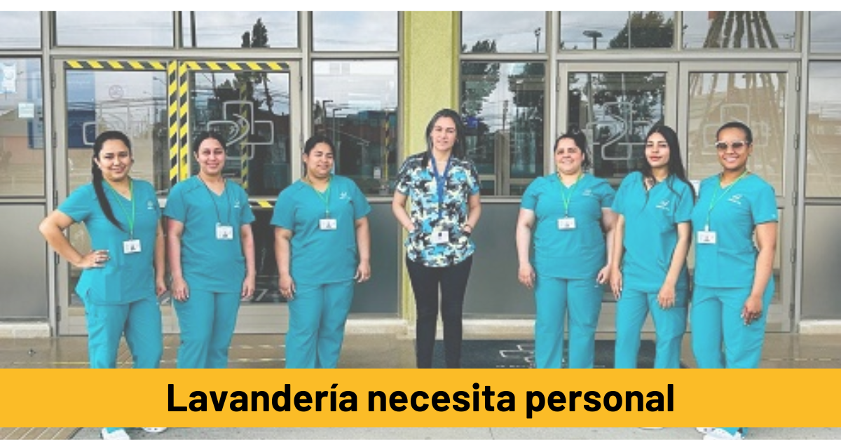 Lavandería necesita personal